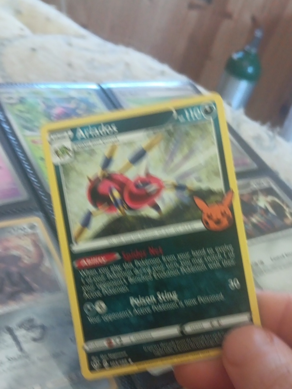 Pokemon Armaldo Trading Card - Yellow Border